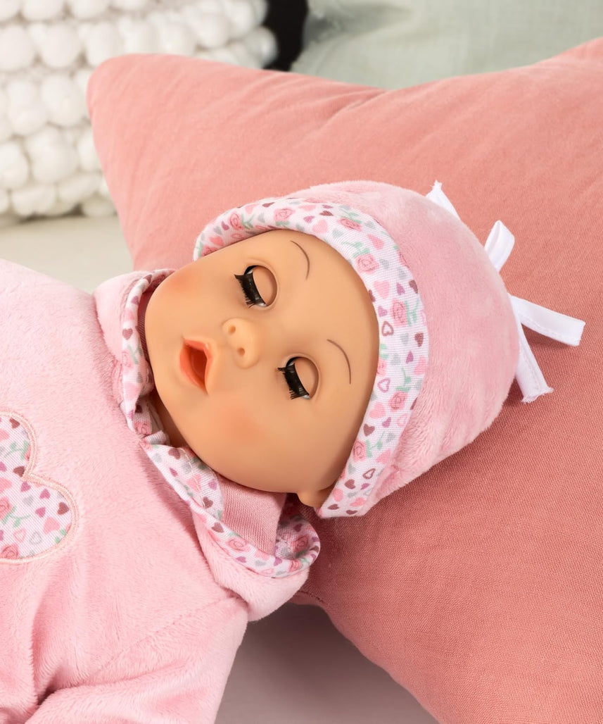 Bayer Design 93824CR Interactive Baby Doll Talking Soft Body Dummy Bottle 38cm