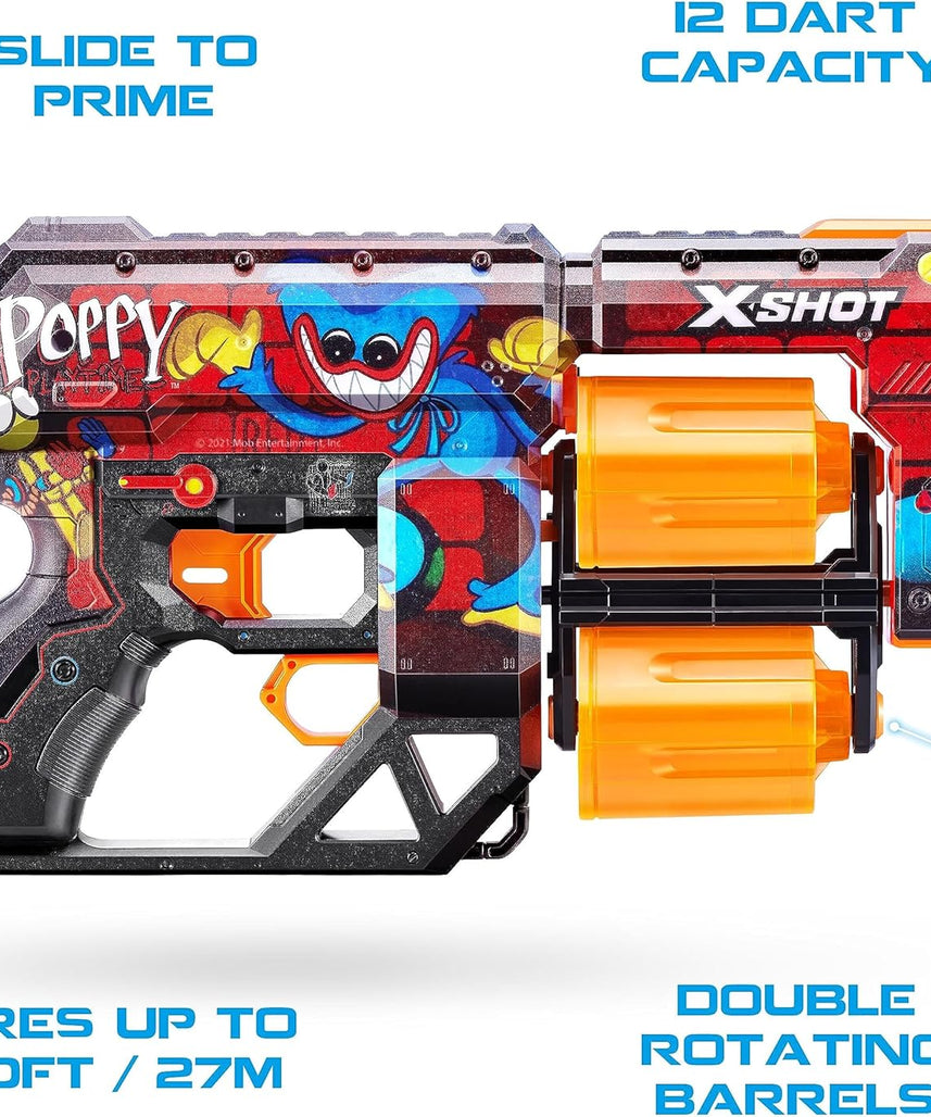 XSHOT Skins Dread Poppy Playtime S1 Toony,Air Pocket Dart Technology, Toy Foam Dart Blaster for Kids, Teens, Adults,Boys & Girls, Outdoor Action Gun Games,Gift for Kids Ages 8+
