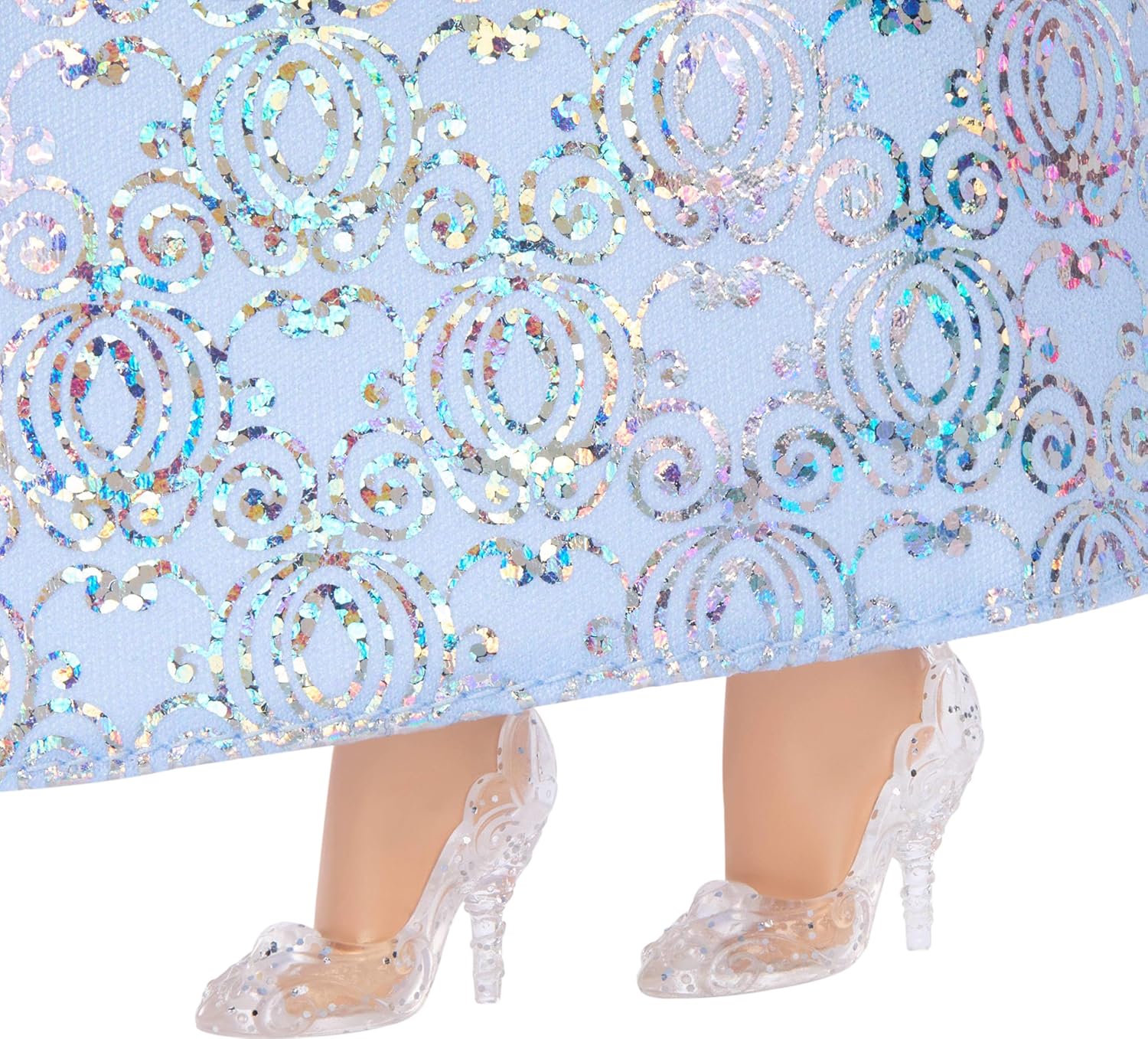 Mattel Disney Princess Cinderella Doll, Posable Fashion Doll with Removable Skirt, Shoes and Tiara, Brushable Hair, Ages 3+