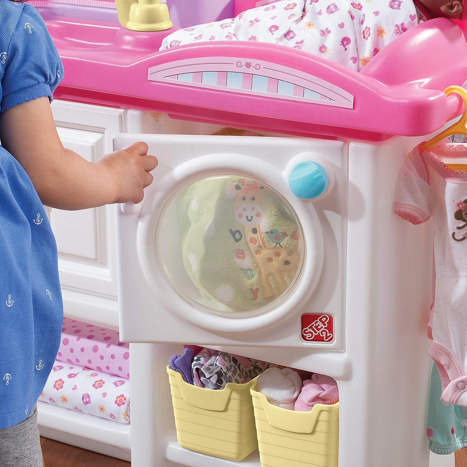 Step2 Love & Care Deluxe Nursery 847100 Roleplay Set, All-in-One Doll Care Station, Kids 2–7 Years