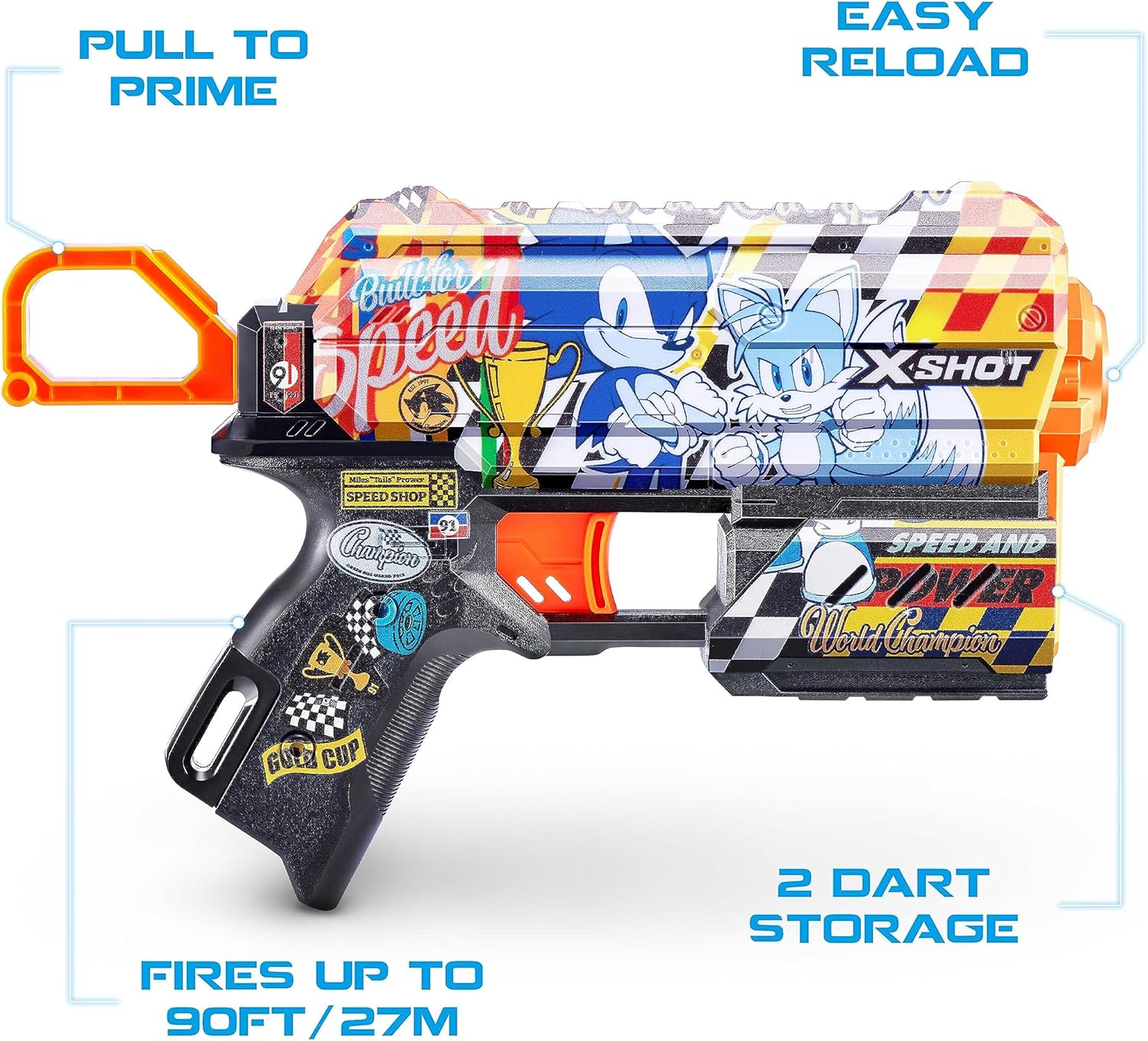XShot Skins Flux Sonic (S1) (8Darts) Super Speed