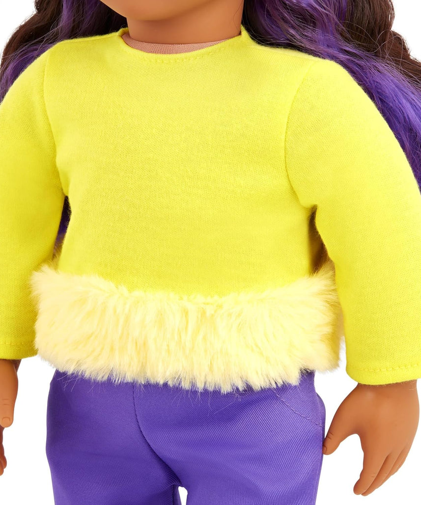 Our Generation Doll W/Color Block Outfit, Sola