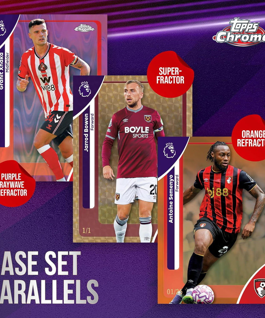 2026 Topps Chrome Premier League Soccer Value Box Factory Sealed Trading Cards