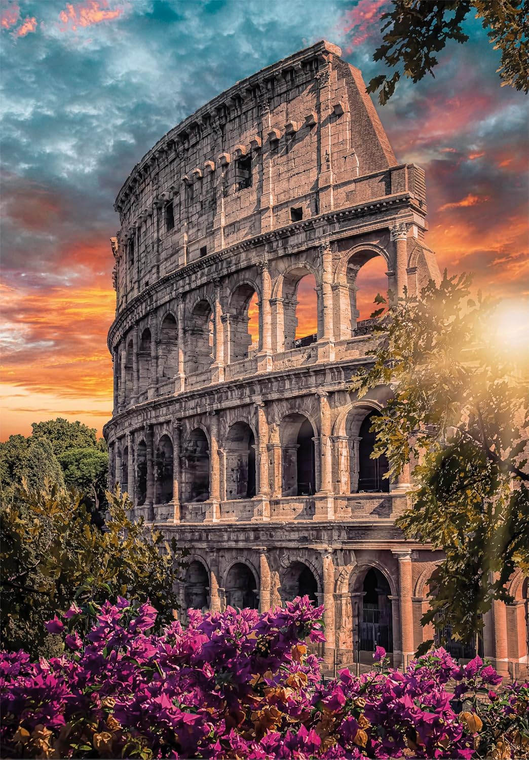 Clementoni 35145 Collection Flavian Amphitheatre 500 Pieces, Jigsaw Puzzle for Adults-Made in Italy, Multi-Coloured