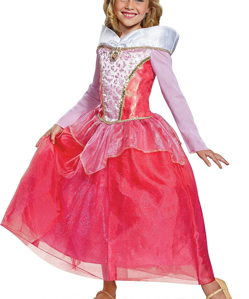 Disguise Aurora Deluxe Child Costume, Pink, Size/(4-6x)