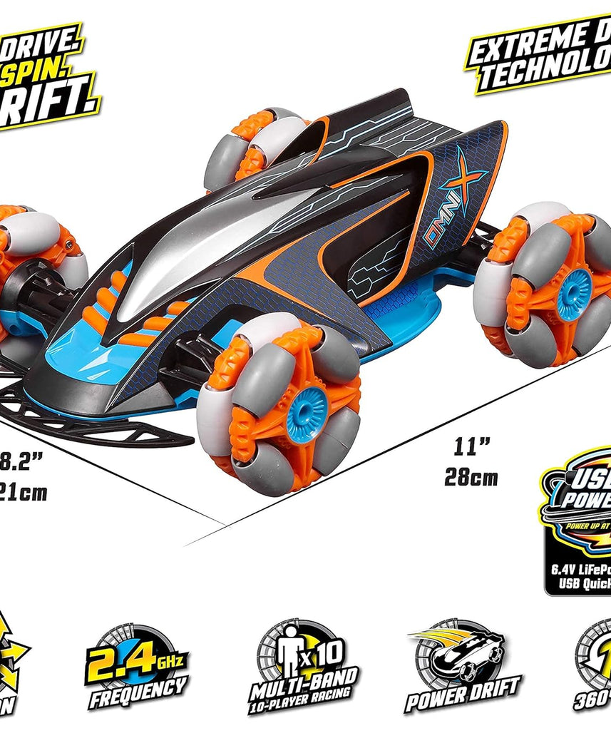 Nikko Omni X Pro Radio Control 11 inch Multi-Function Car, 10050