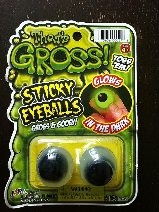 JaRu That'S Gross Sticky Eyeball Case Pack 12