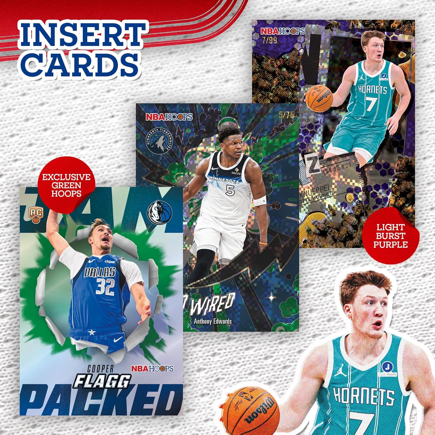 Topps Hoops Basketball 2025–26 Factory Sealed Value Box Trading Cards, NBA Collectible Card Set with Exclusive Green Parallels, Ages 6+
