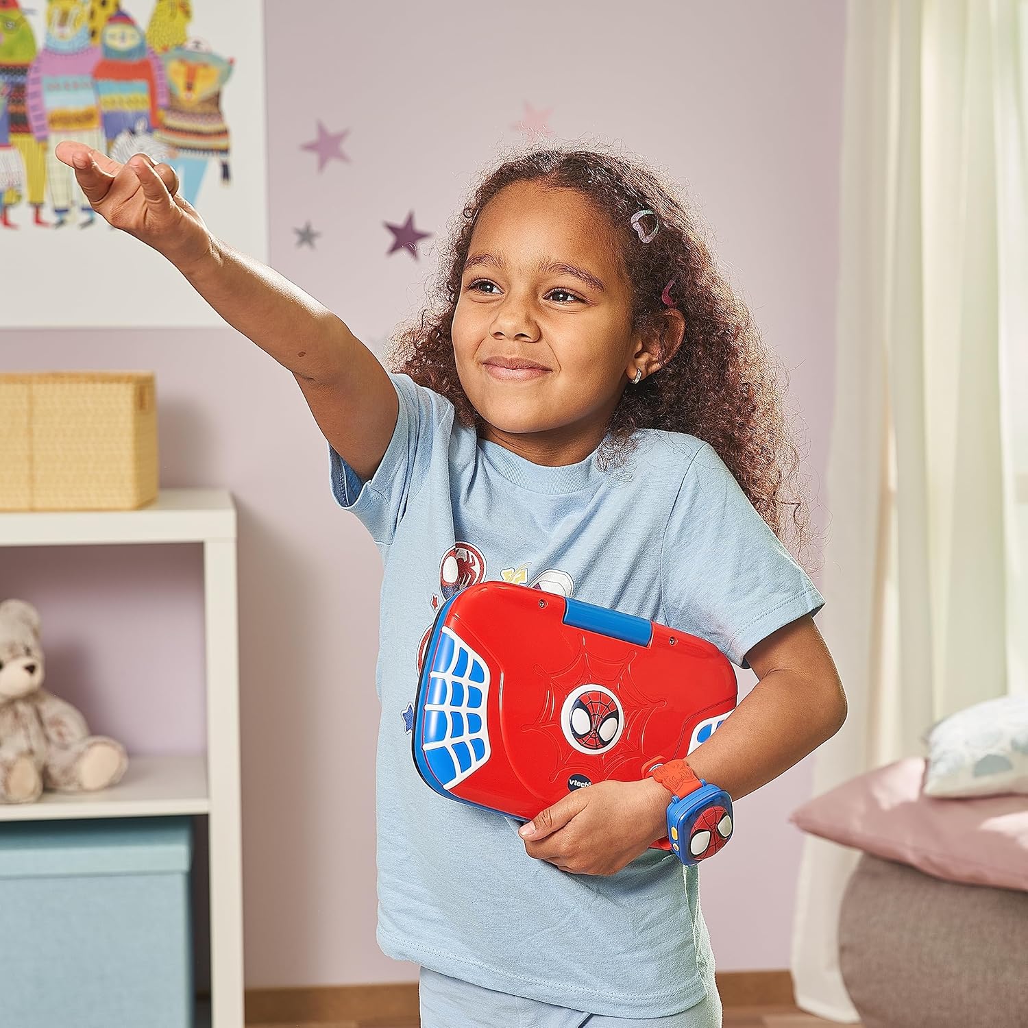 VTech Spidey & His Amazing Friends Learning Laptop – Multicolor Educational Toy for Letters, Words, Numbers & Logic Games, Ages 3+