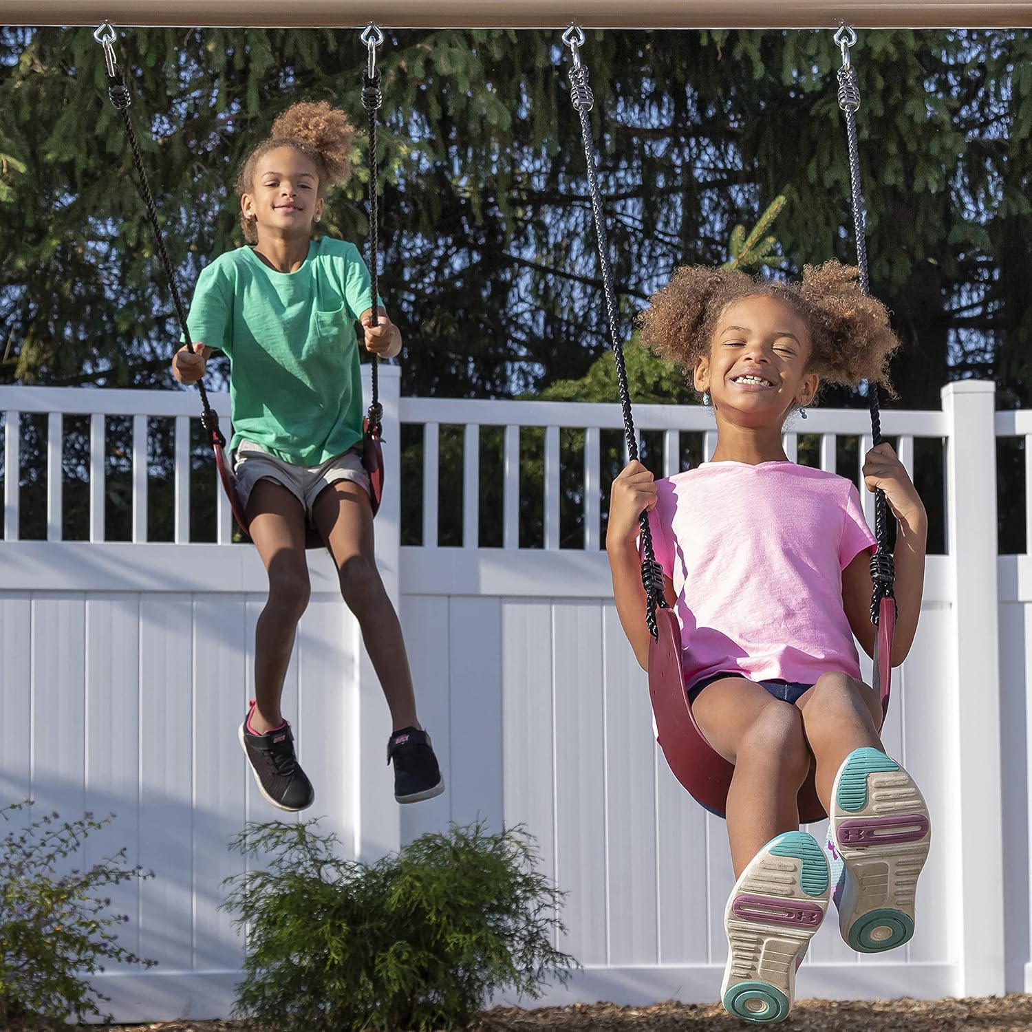 Step2 Naturally Playful Playhouse Climber, Swing Extension, Playhouse + Slide + Swings, Outdoor Playset for Kids 3+