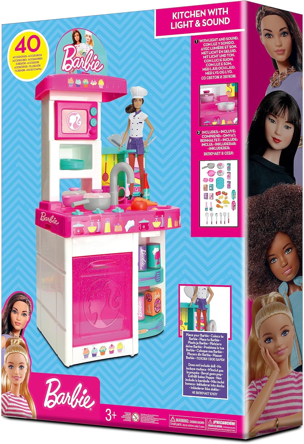 Barbie Kitchen with Light and Sound