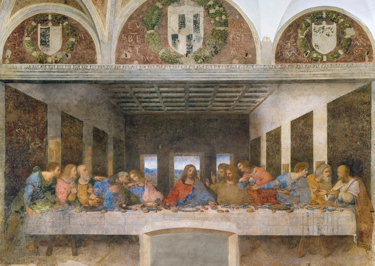 Clementoni 31447 Clementoni-31447-Museum Collection-Leonardo: The Last Supper-1000 Pieces, Multi-Colour
