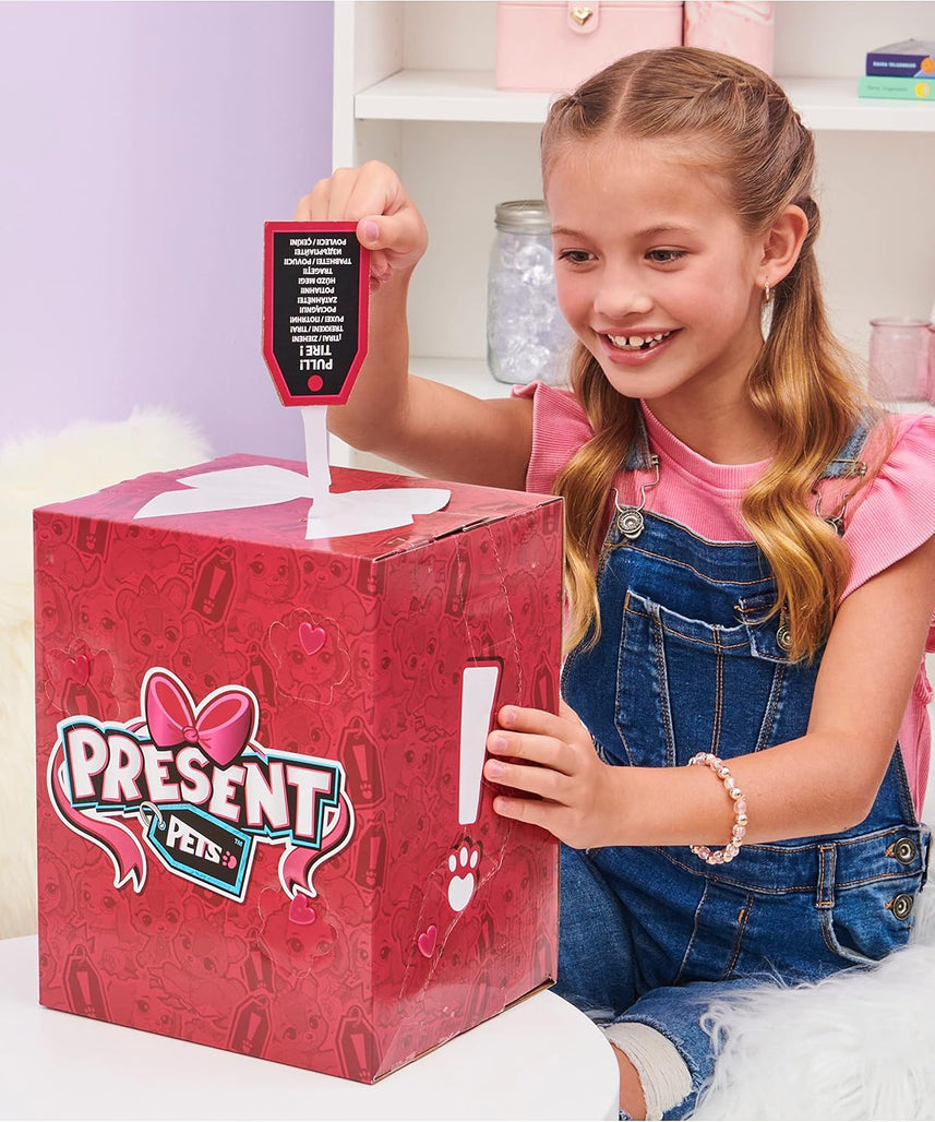 لعبة تفاعلية مفاجئة على شكل جرو الأميرة من بريزينت بيتس، يوركشاير تيرير ذاتية الفتح، أكثر من 100 صوت وحركة، هدايا للبنات، ألعاب أطفال للبنات من عمر 5 إلى 9 سنوات، مازي أو سيسي (قد يختلف الطراز)