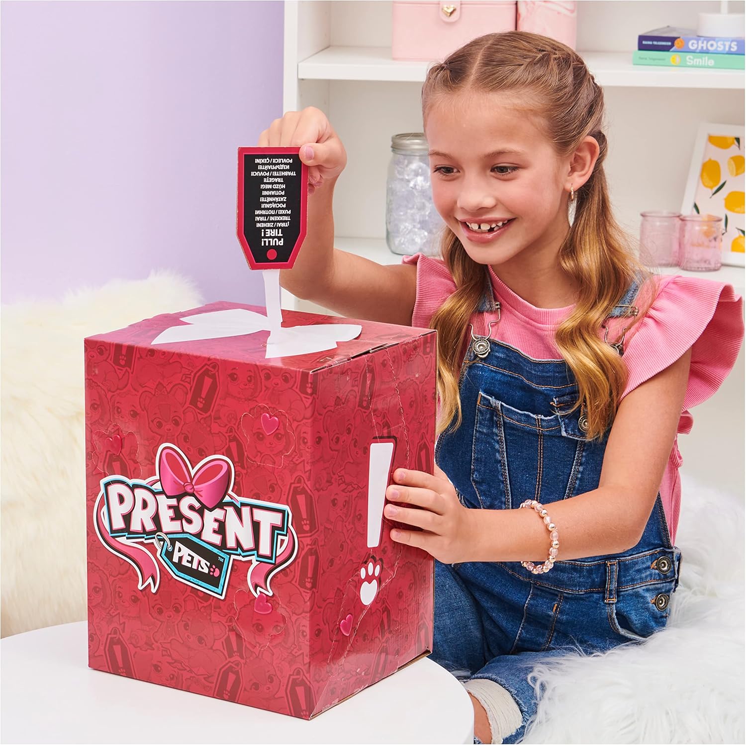 لعبة تفاعلية مفاجئة على شكل جرو الأميرة من بريزينت بيتس، يوركشاير تيرير ذاتية الفتح، أكثر من 100 صوت وحركة، هدايا للبنات، ألعاب أطفال للبنات من عمر 5 إلى 9 سنوات، مازي أو سيسي (قد يختلف الطراز)