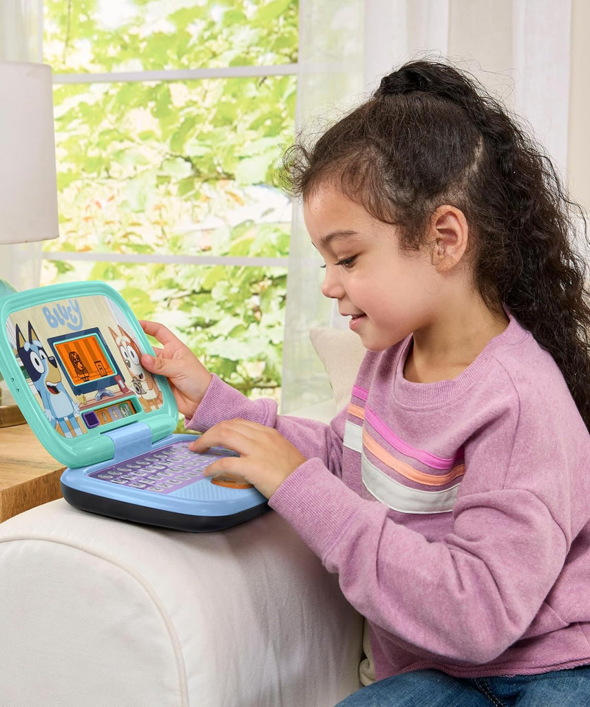 Vtech Bluey Game Time Laptop - 3+ Blue - Ideal Gift for Children 3+ up Years,