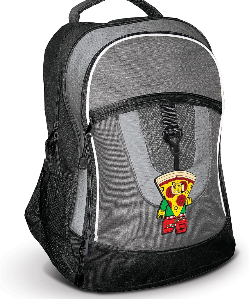IQ Lego Classic Pizza Guy Silicone Bag Tag (52935)