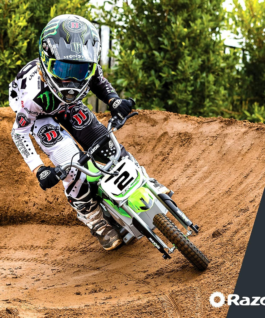 Razor Dirt Rocket SX350 McGrath Green Electric Motocross Bike Ages 13+ Years