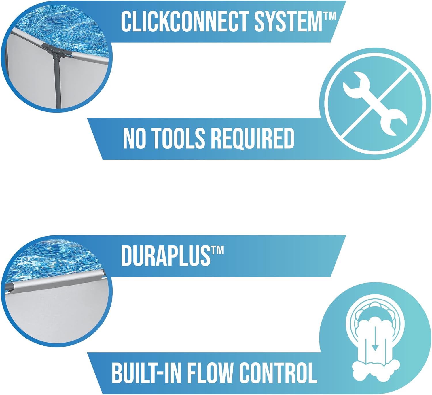 Bestway Steel Pro Max | Round Frame Swimming Pool with Filter Pump, Above Ground Frame Pools, Grey, 10’