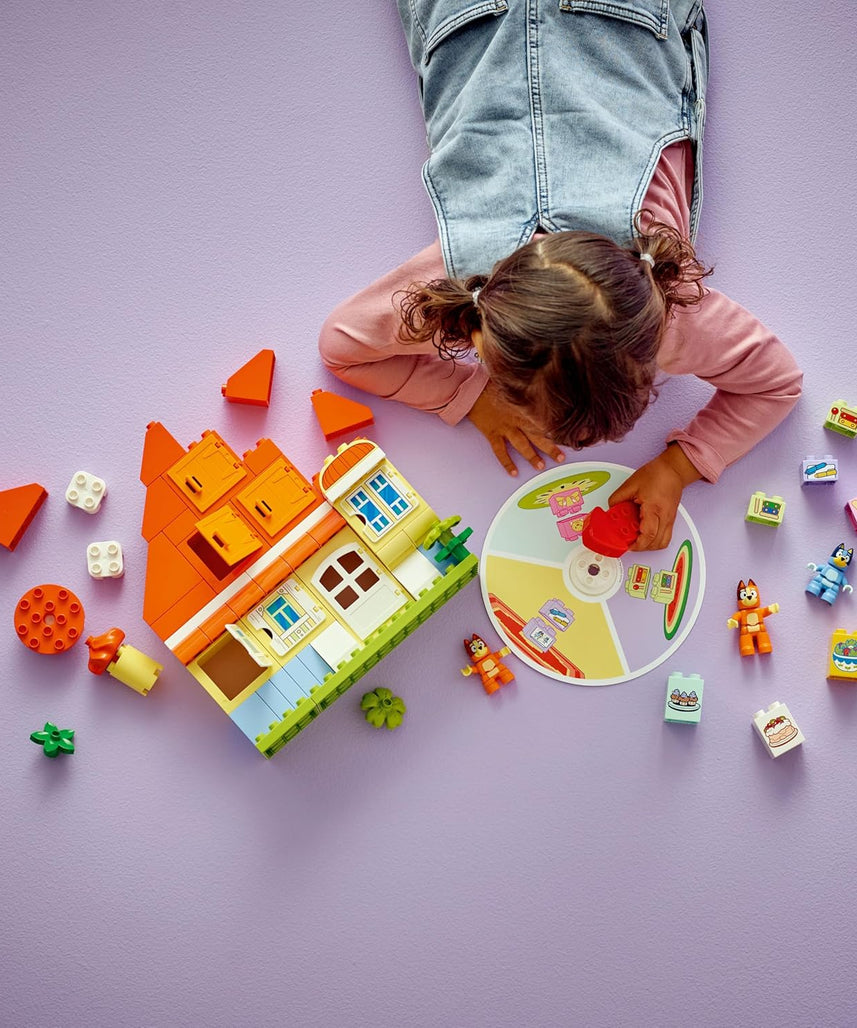 LEGO DUPLO Bluey: Bluey's Family House with Memory Game 10459