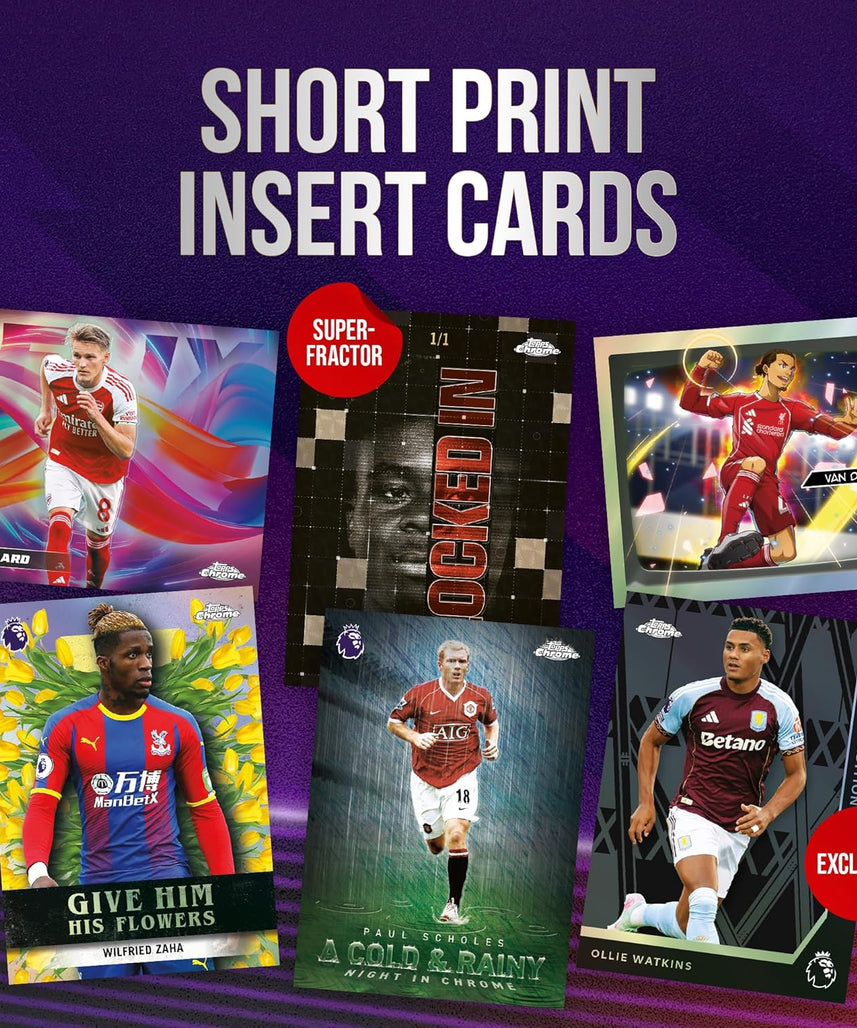 2026 Topps Chrome Premier League Soccer Value Box Factory Sealed Trading Cards