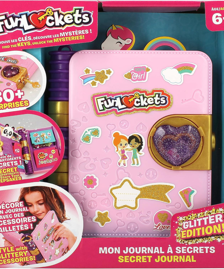 Funlockets Secret Journal Glitter Edition