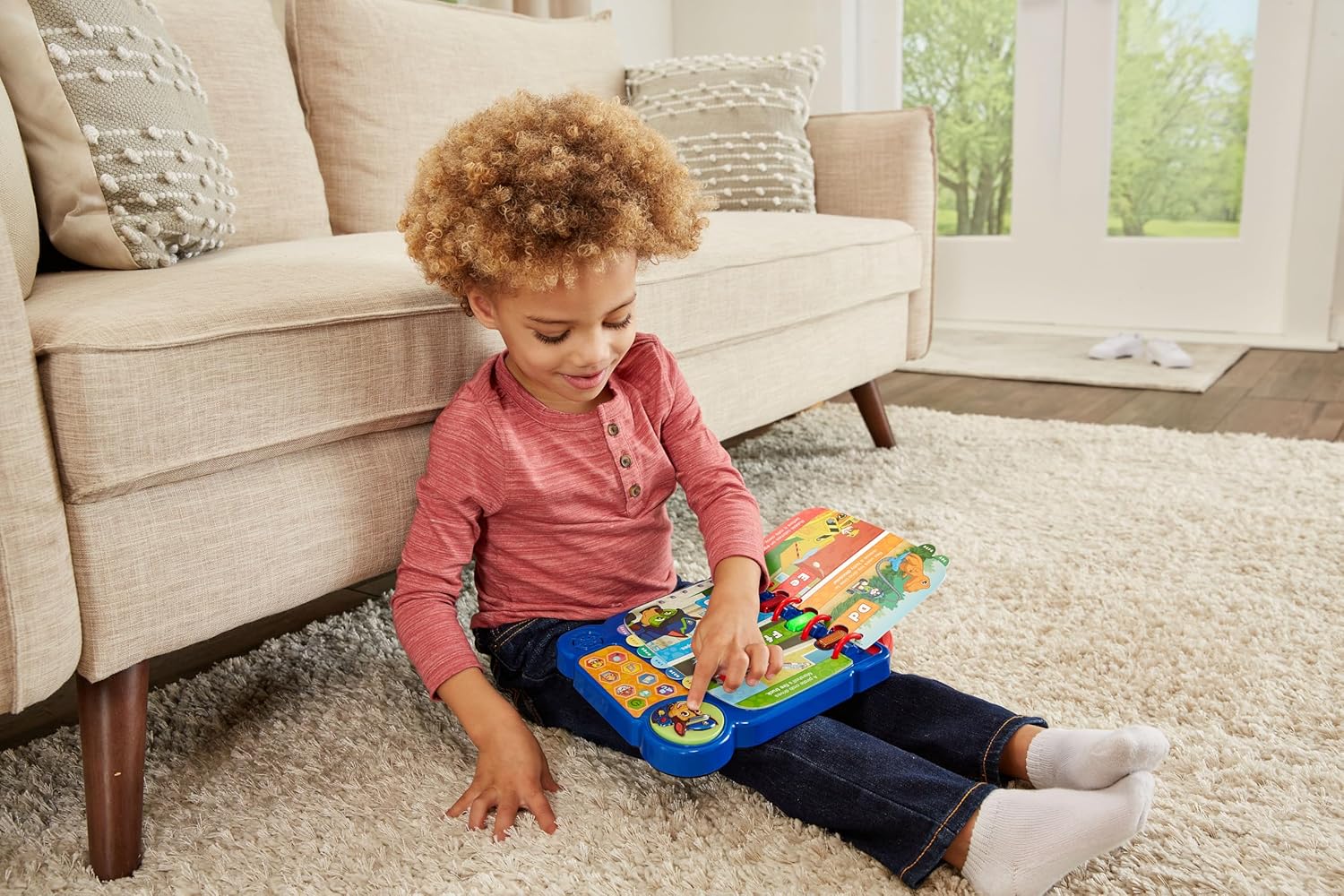 VTech The Big Book of PAW Patrol, Interactive Alphabet Learning Toy with Letters, Words, Music & Phrases, Multicolour, Kids 2–5+ Years