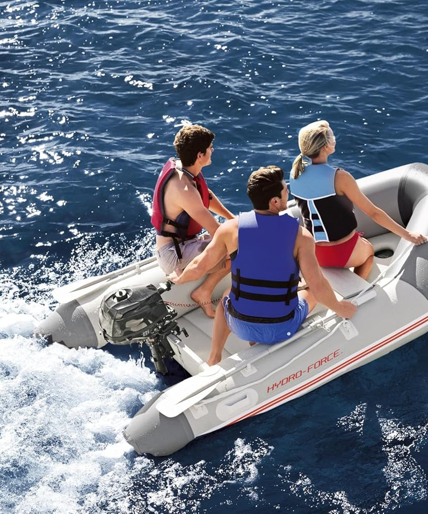 Bestway Caspian Pro Inflatable Boat 9'2" x 60" x 16.5" (2.80m x 1.52m x 42cm), Drop-Stitch Floor, Motor-Ready Transom – Ages 18+