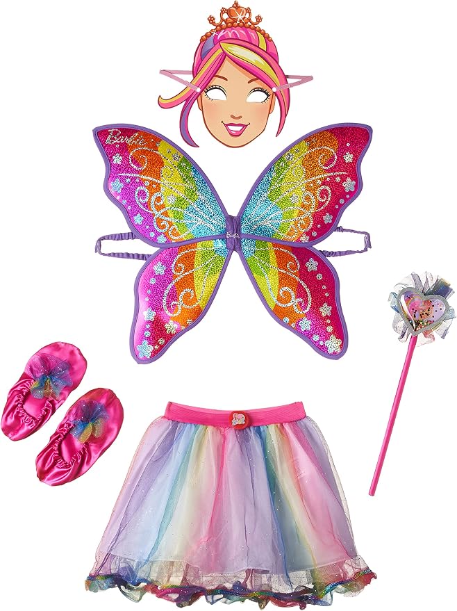 Amscan Costume Accessory Box Barbie Rainbow, Multi-Colour