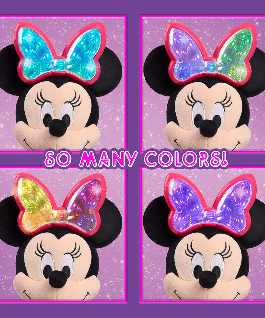 Just Play Minnie Mouse Colorfinity Feature Plush, Kids Toys for Ages 3 Up