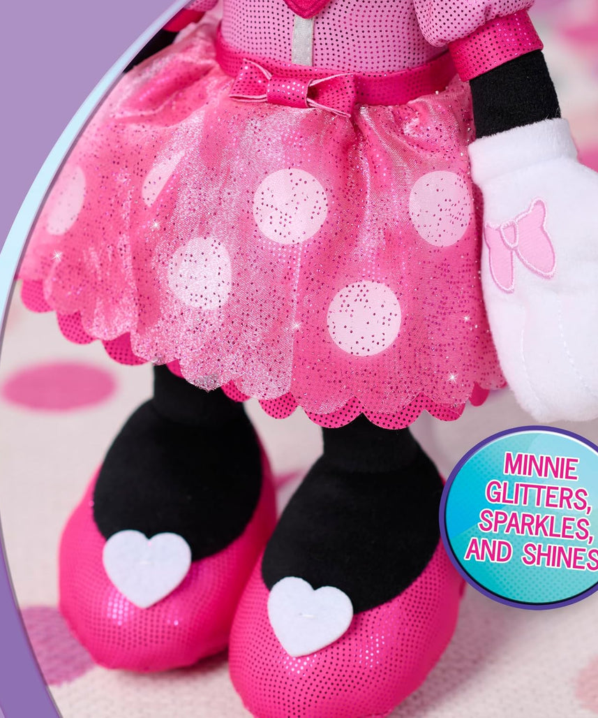 Just Play Minnie Mouse Colorfinity Feature Plush, Kids Toys for Ages 3 Up
