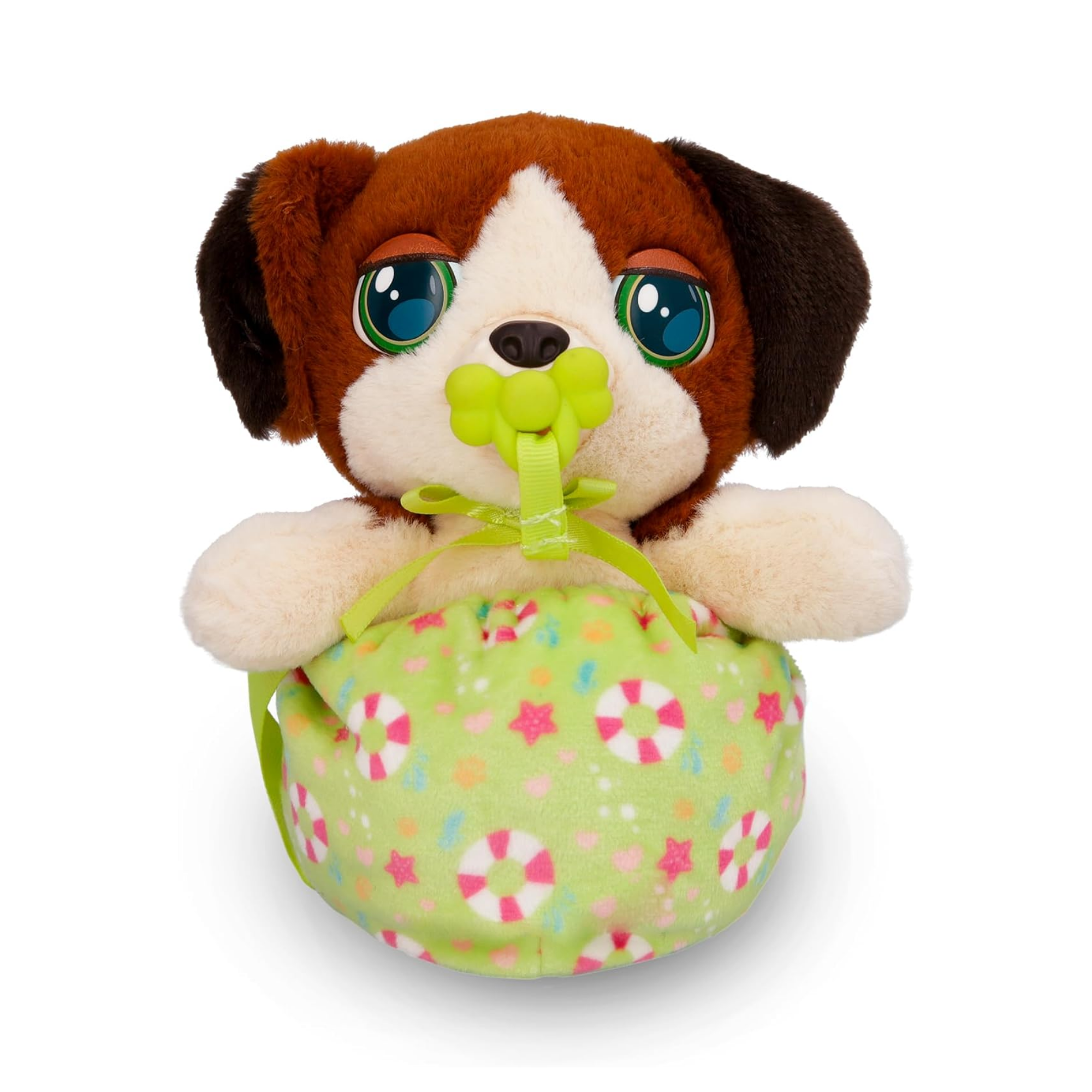 جراء صغيرة من بيبي باوز، بيجل، لعبة جرو تفاعلية من القطيفة مقاس 5 بوصات مع حقيبة حمل، لعبة تظاهر للأطفال مع مؤثرات صوتية، مناسبة للأولاد والبنات من سن 3 سنوات فما فوق