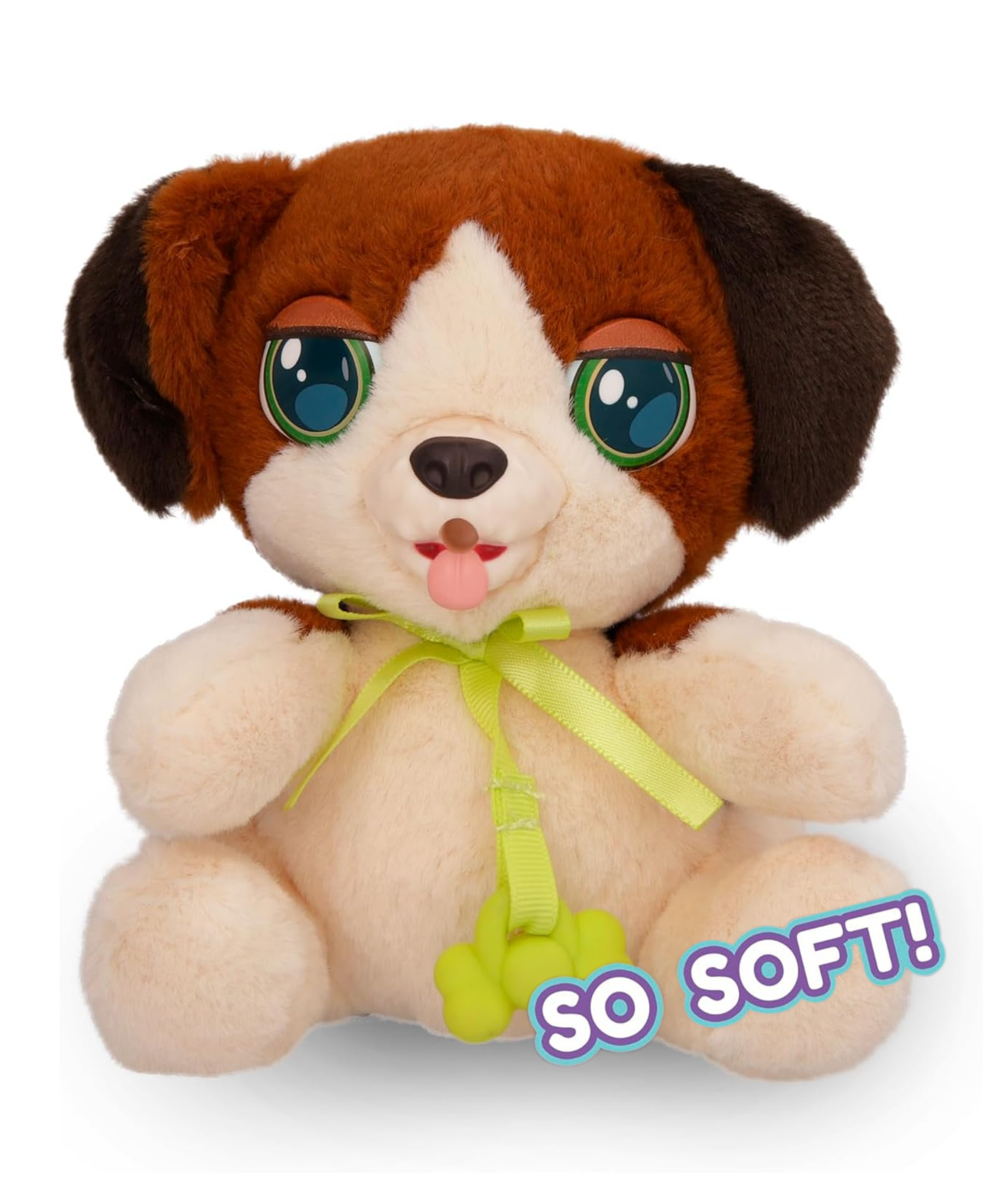 جراء صغيرة من بيبي باوز، بيجل، لعبة جرو تفاعلية من القطيفة مقاس 5 بوصات مع حقيبة حمل، لعبة تظاهر للأطفال مع مؤثرات صوتية، مناسبة للأولاد والبنات من سن 3 سنوات فما فوق