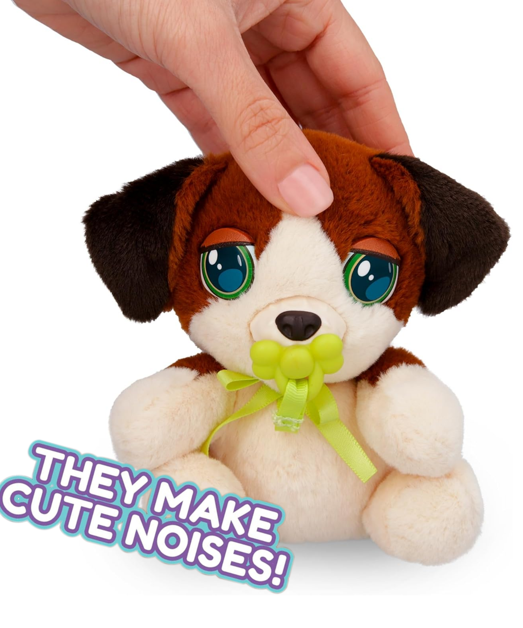 جراء صغيرة من بيبي باوز، بيجل، لعبة جرو تفاعلية من القطيفة مقاس 5 بوصات مع حقيبة حمل، لعبة تظاهر للأطفال مع مؤثرات صوتية، مناسبة للأولاد والبنات من سن 3 سنوات فما فوق