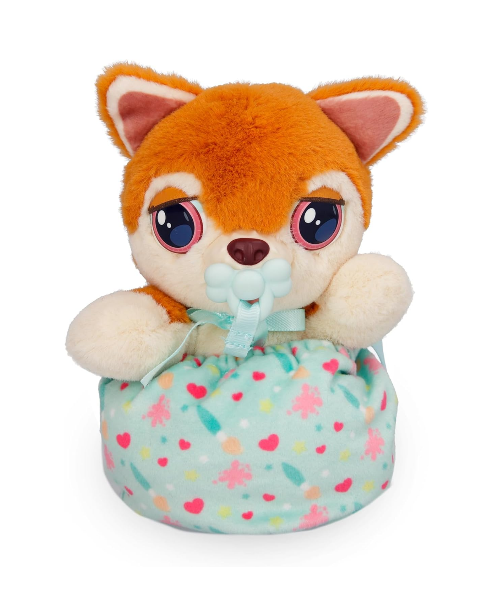 جراء صغيرة من بيبي باوز، شيبا إينو، لعبة جرو تفاعلية من القطيفة مقاس 5 بوصات مع حقيبة حمل، لعبة تظاهر للأطفال مع مؤثرات صوتية، مناسبة للأولاد والبنات من سن 3 سنوات فما فوق