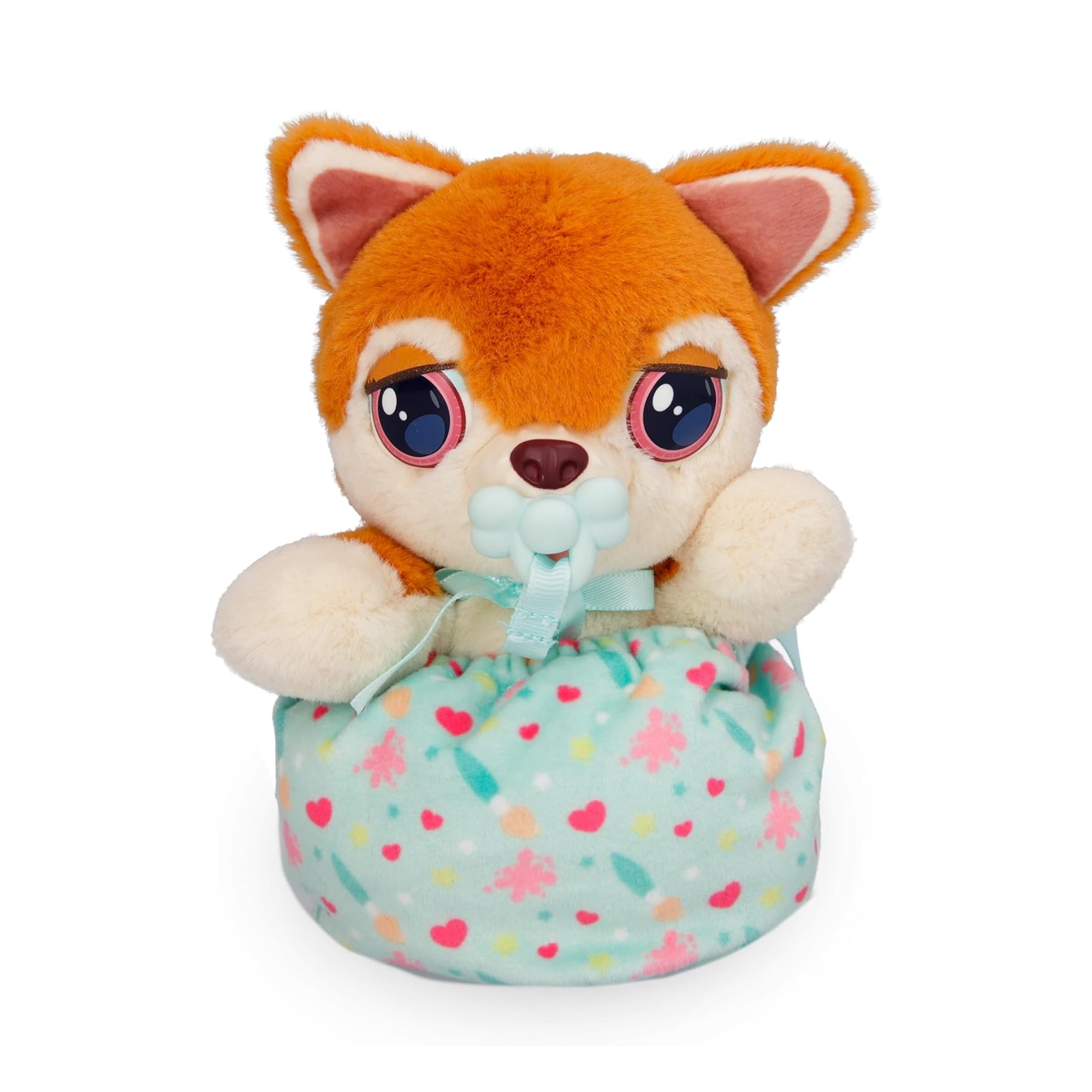 جراء صغيرة من بيبي باوز، شيبا إينو، لعبة جرو تفاعلية من القطيفة مقاس 5 بوصات مع حقيبة حمل، لعبة تظاهر للأطفال مع مؤثرات صوتية، مناسبة للأولاد والبنات من سن 3 سنوات فما فوق