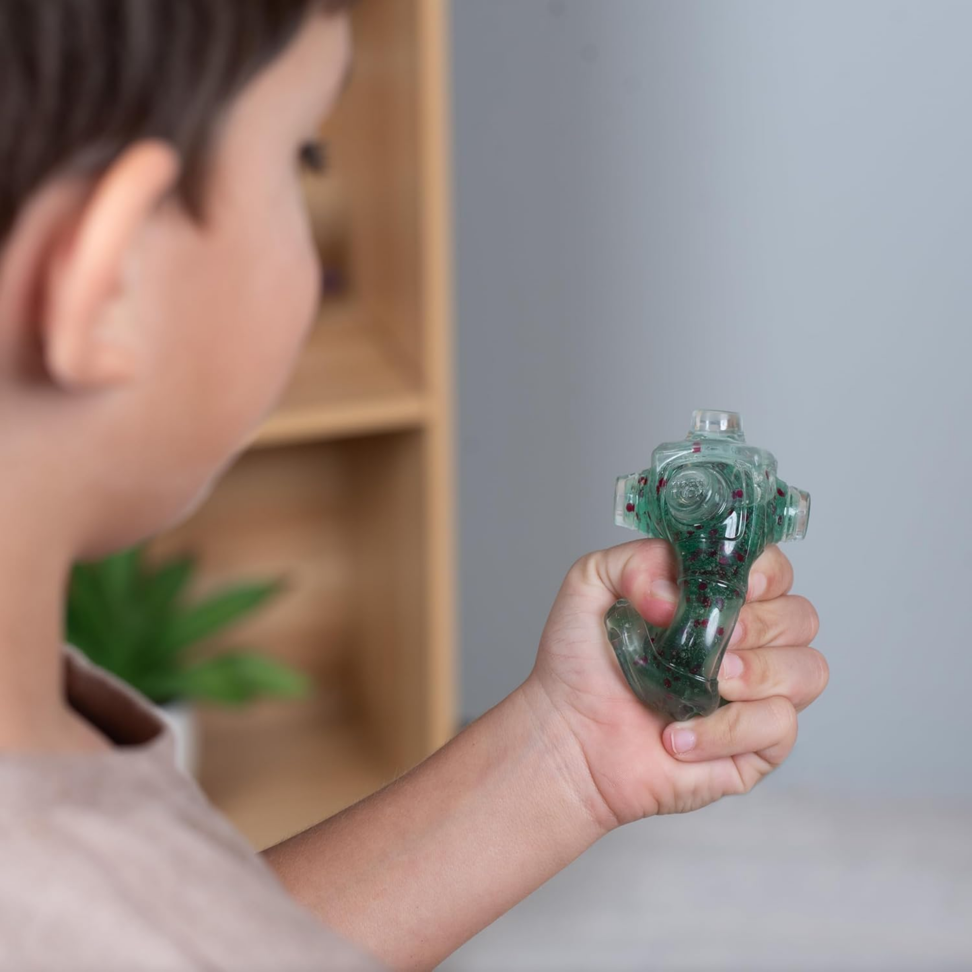 لعبة فيدجيت بلوكس من جالوت، لعبة فيدجيت حسية مركزة على اللمس، لعبة مكتبية لتخفيف التوتر والقلق، لعبة علاجية مهدئة للبالغين والأطفال، باللونين الأخضر والوردي