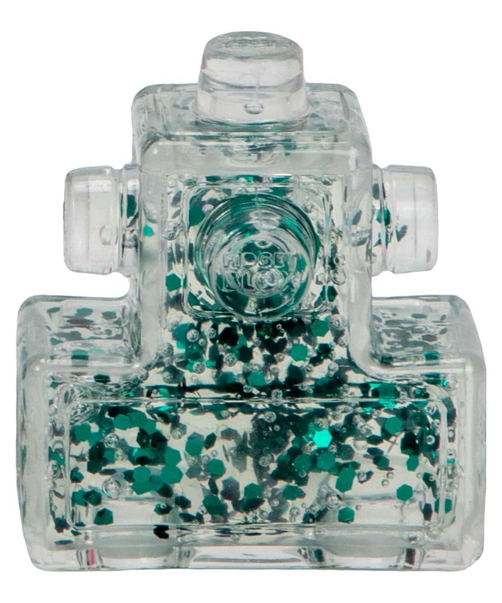 لعبة فيدجيت بلوكس من جالوت، لعبة فيدجيت حسية مركزة على اللمس، لعبة مكتبية لتخفيف التوتر والقلق، لعبة علاجية مهدئة للبالغين والأطفال، شفافة وخضراء