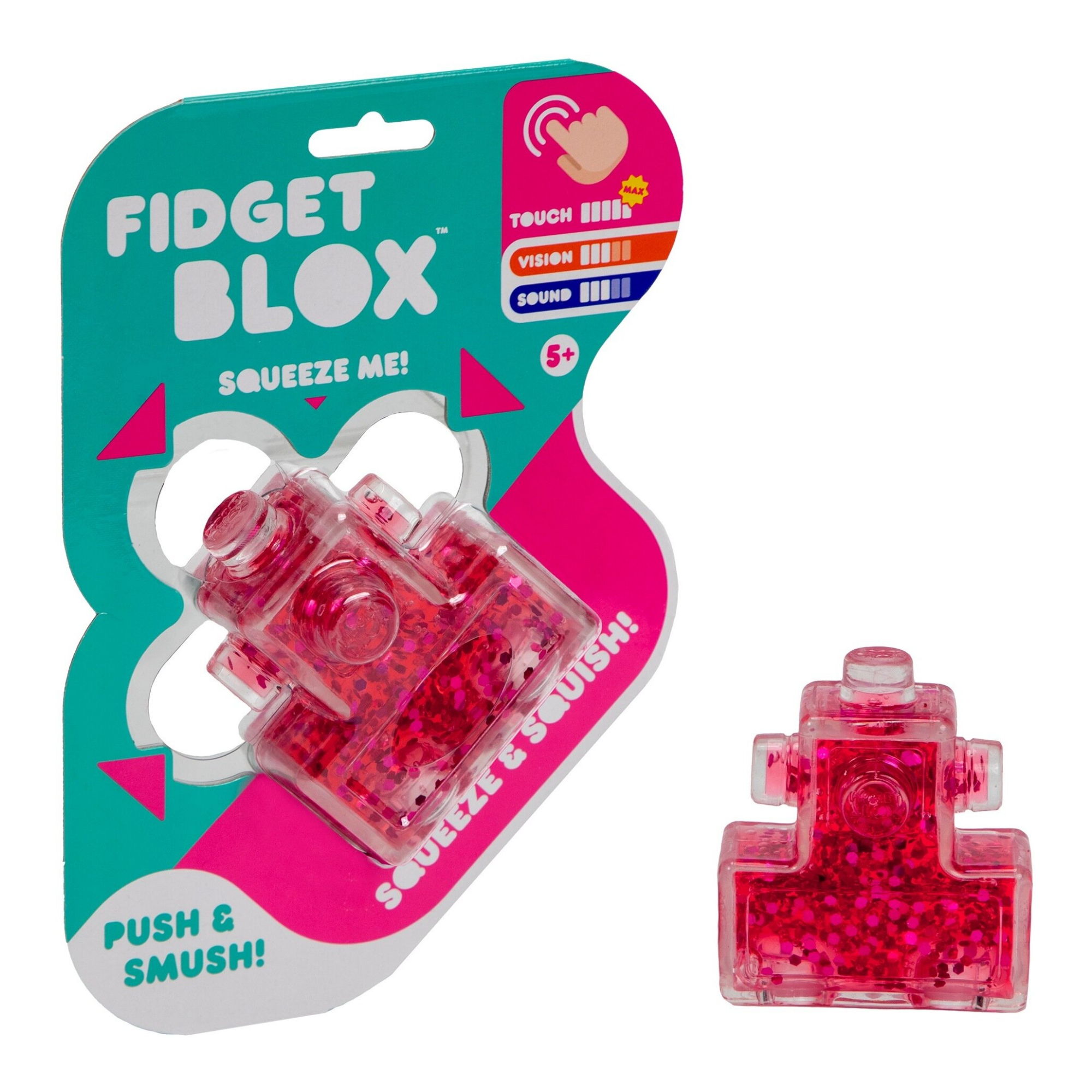 Goliath Fidget Blox, Touch Focused Sensory Squeeze & Play Fidget Toy ...
