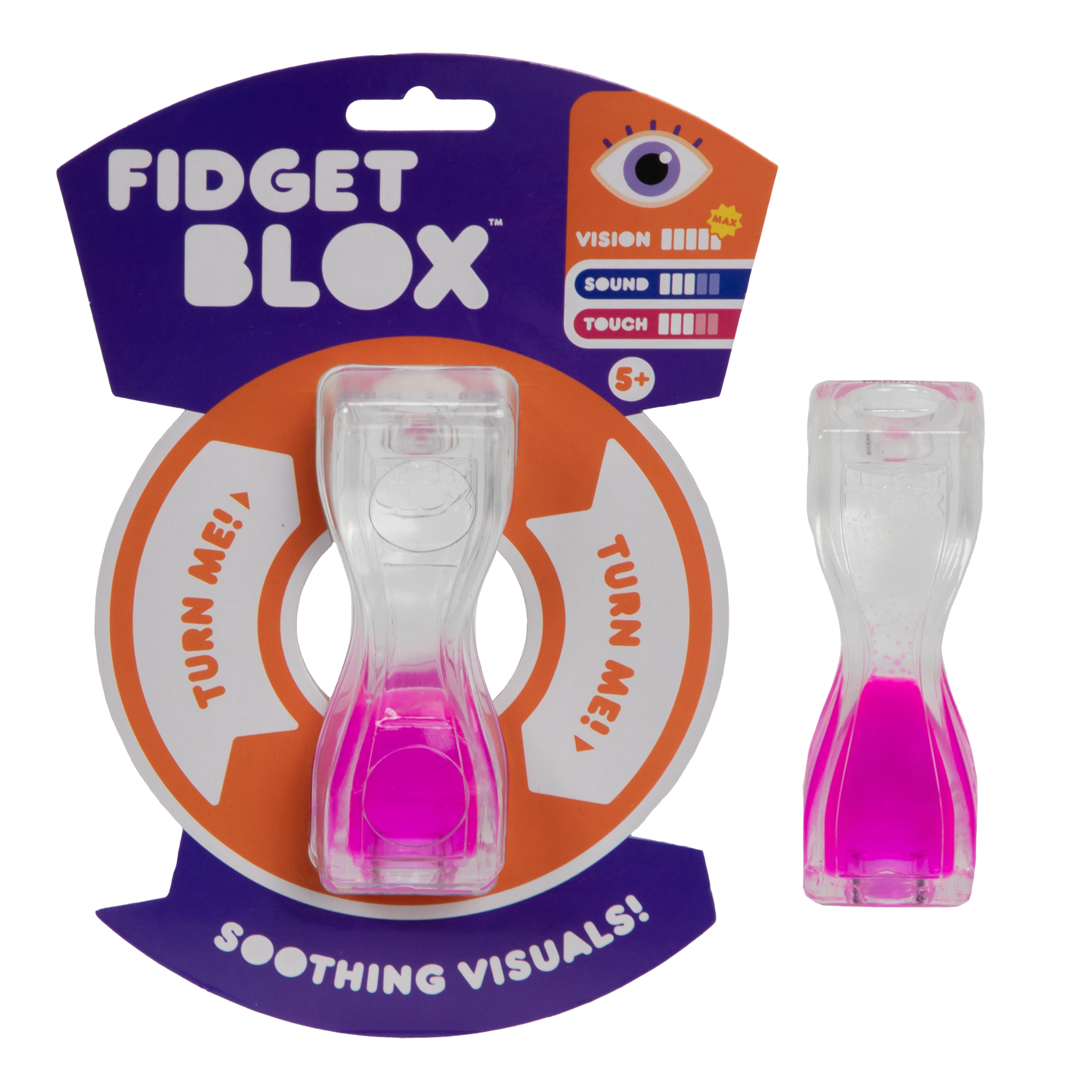 لعبة فيدجيت بلوكس من جالوت، لعبة فيدجيت حسية مركزة على الرؤية، مصنوعة من سائل وملون، لتخفيف القلق والتوتر، لعبة مكتبية مهدئة للبالغين والأطفال، لون وردي