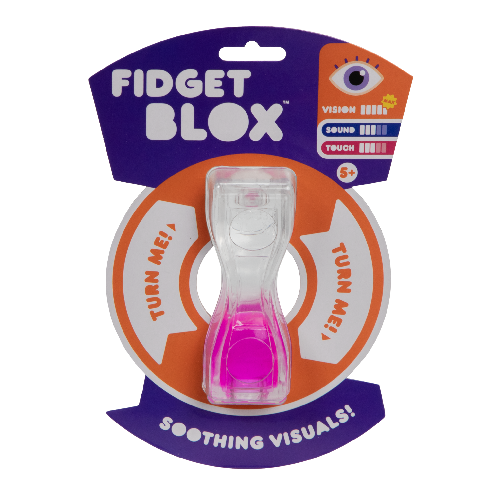 لعبة فيدجيت بلوكس من جالوت، لعبة فيدجيت حسية مركزة على الرؤية، مصنوعة من سائل وملون، لتخفيف القلق والتوتر، لعبة مكتبية مهدئة للبالغين والأطفال، لون وردي