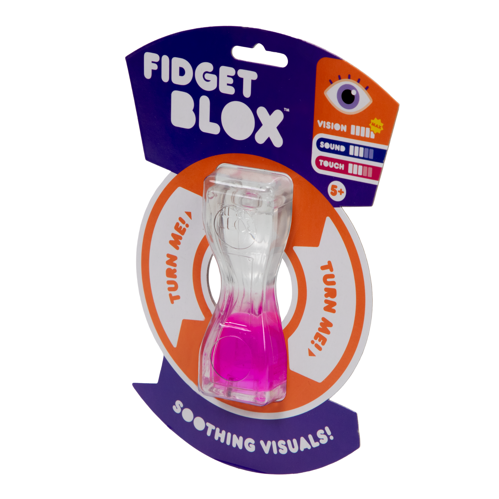 لعبة فيدجيت بلوكس من جالوت، لعبة فيدجيت حسية مركزة على الرؤية، مصنوعة من سائل وملون، لتخفيف القلق والتوتر، لعبة مكتبية مهدئة للبالغين والأطفال، لون وردي