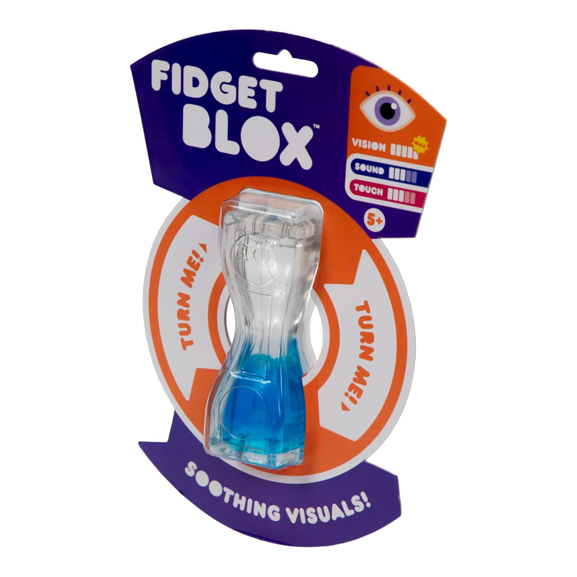لعبة فيدجيت بلوكس من جالوت، لعبة فيدجيت حسية مركزة على الرؤية، مصنوعة من سائل وملون، لتخفيف القلق والتوتر، لعبة مكتبية مهدئة للبالغين والأطفال، لون أزرق
