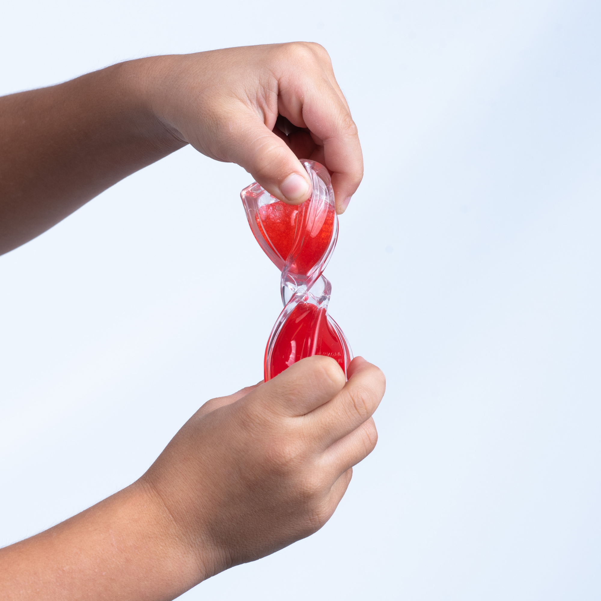 لعبة فيدجيت بلوكس من جالوت، لعبة فيدجيت حسية مركزة على الرؤية، مصنوعة من سائل وملون، لتخفيف القلق والتوتر، لعبة مكتبية مهدئة للبالغين والأطفال، لون أحمر