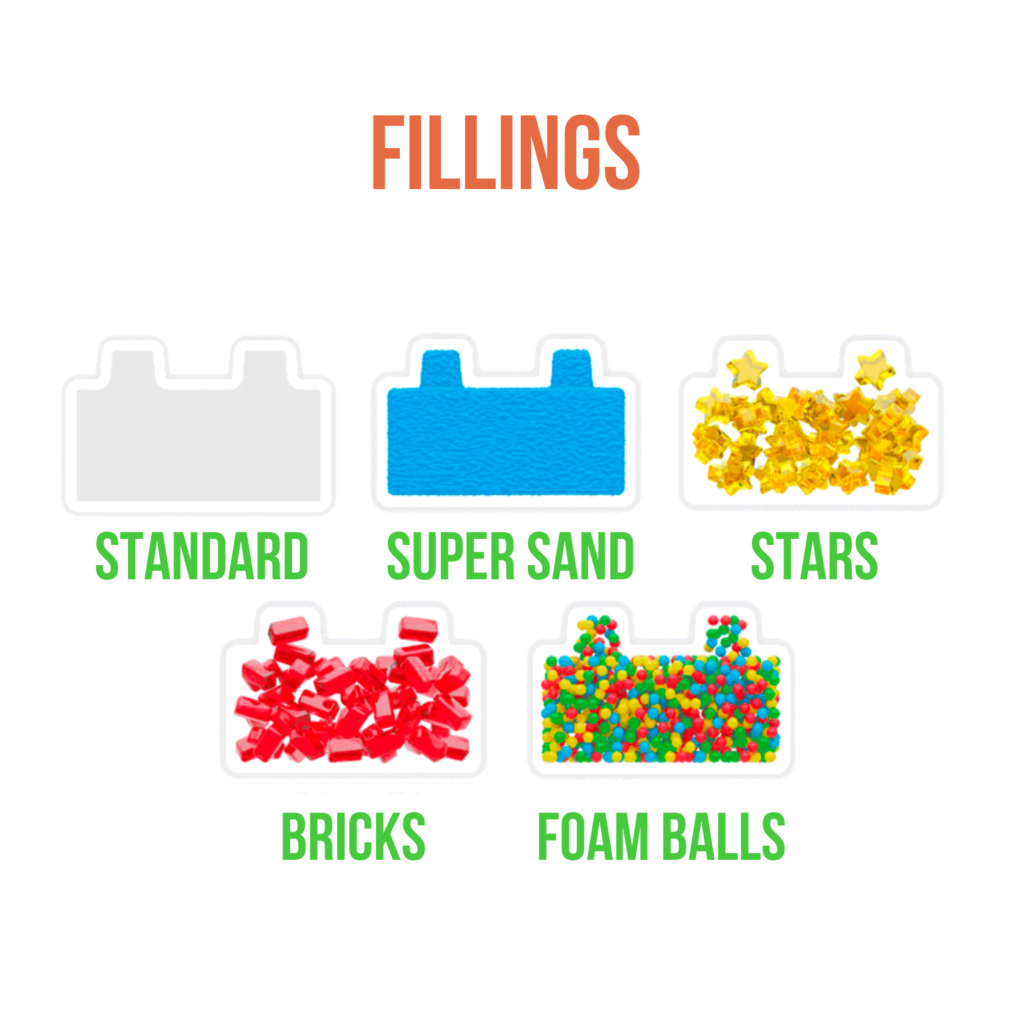 Goliath Jelly Blox Vrooom! Truck Kit, Includes 35 Blocks, Toddler & Preschool Building Blocks Kids Can Squeeze, Stretch, Squish, Safety Tested & Ouch-Free, Tactile, Sensory Play Toy for Ages 2+