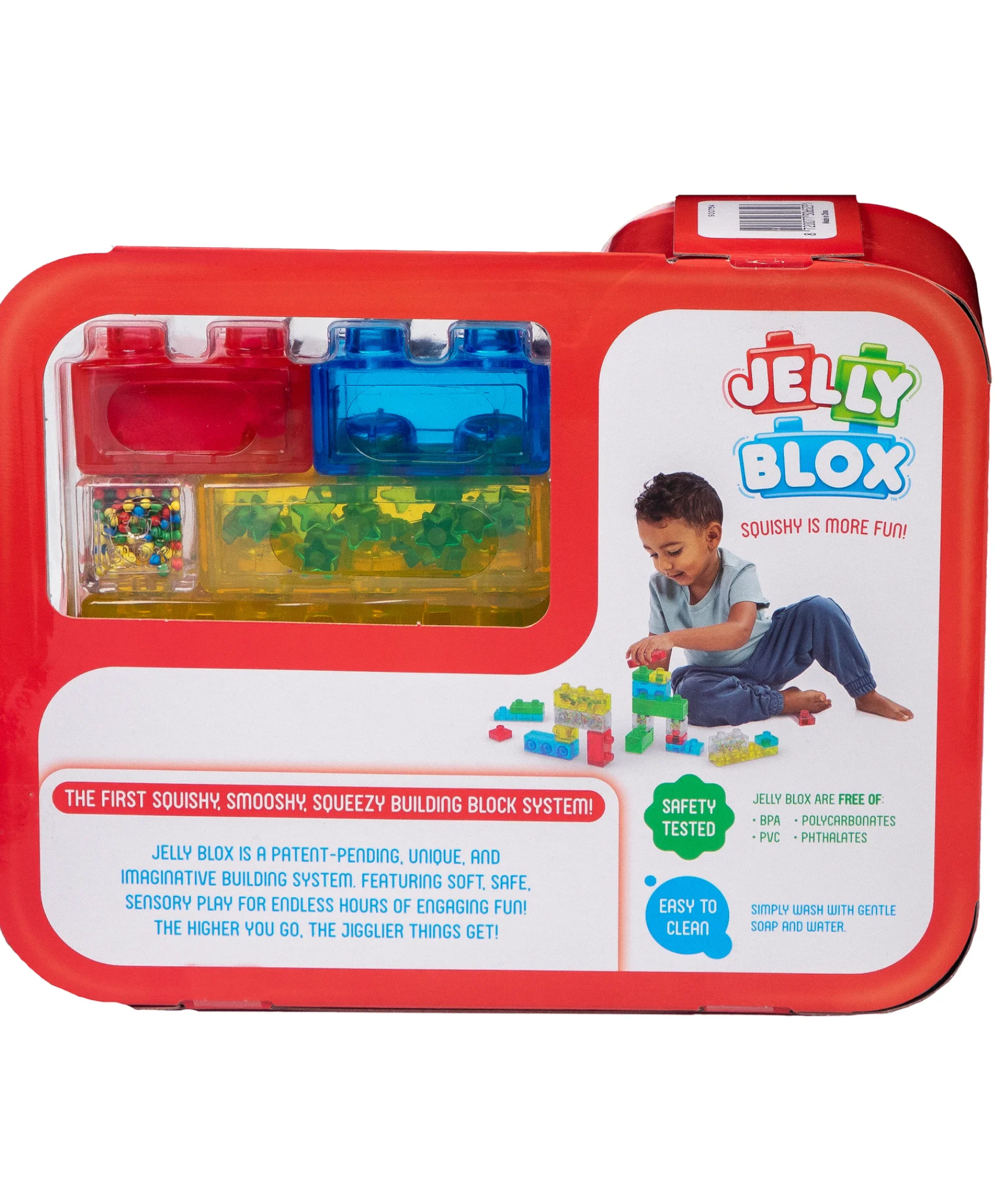 مجموعة Goliath Jelly Blox الإبداعية، تتضمن 20 مكعبًا، مكعبات بناء للأطفال الصغار ومرحلة ما قبل المدرسة يمكن للأطفال الضغط عليها وتمديدها وسحقها، تم اختبارها بأمان وخالية من الحكة، لعبة حسية لمسية للأعمار من سنتين فما فوق