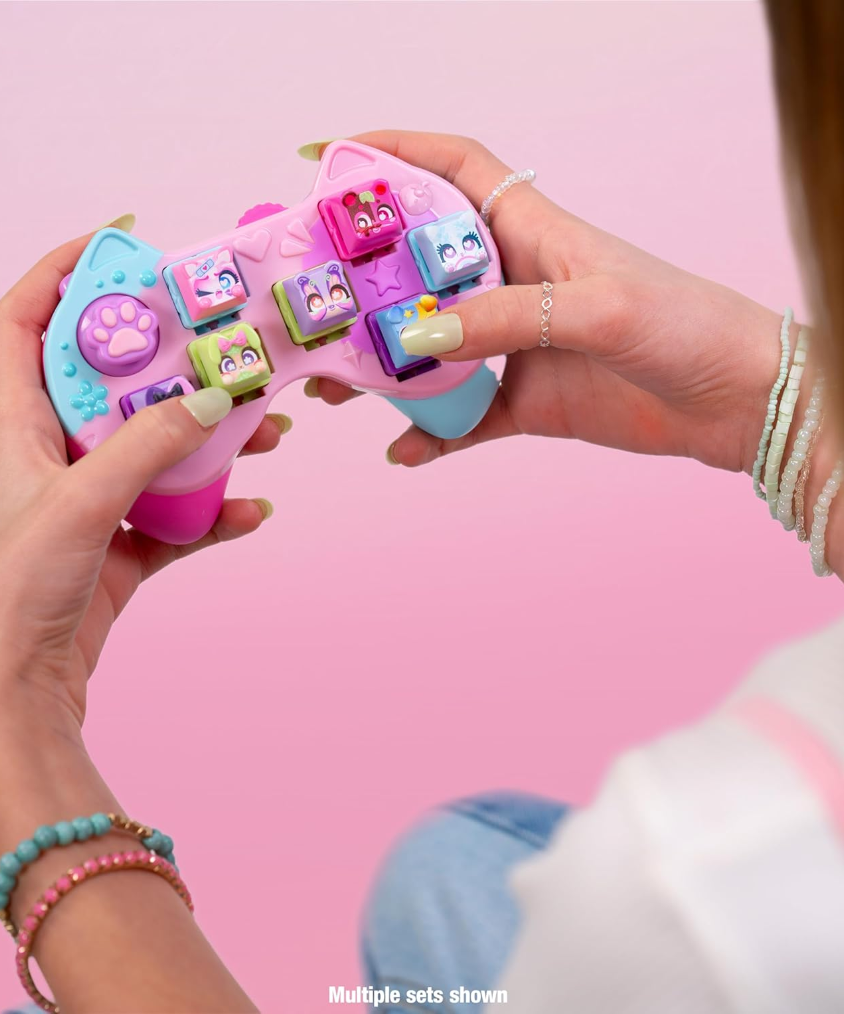 Clickeez Controller, Cute Collectible Keyboard Key Caps, Fidget Toy for Kids 6+