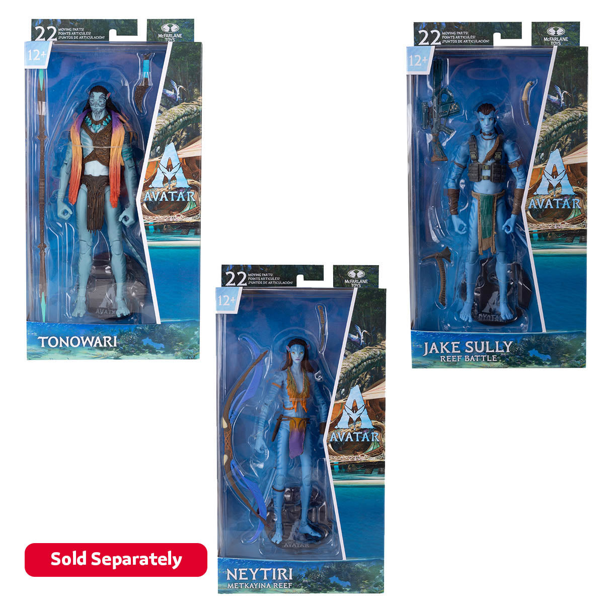 Disney Avatar 7-Inch Jake Sully Action Figure with Accessories, Premium McFarlane Movie Collectible