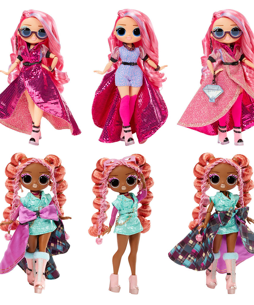 عرض أزياء ضخم من LOL Surprise! OMG مع 80 مفاجأة و12 دمية حصرية - بيوت دمى تظاهرية إبداعية للأطفال من سن 4 سنوات فما فوق