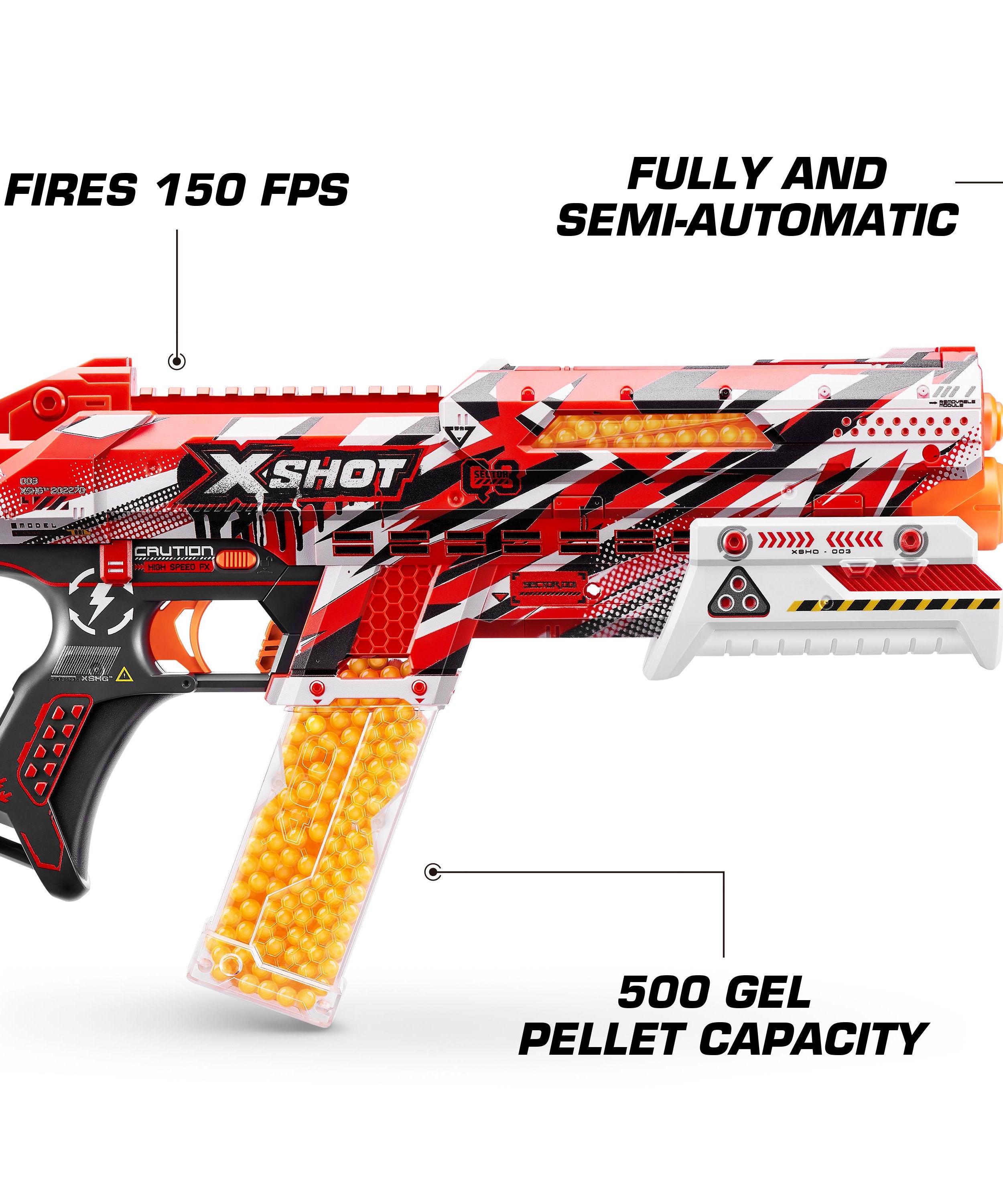 X Shot Hyper Gel Small Blaster 5000 Gellets, Gel Blaster Toy Gun for Boys, Age 14+