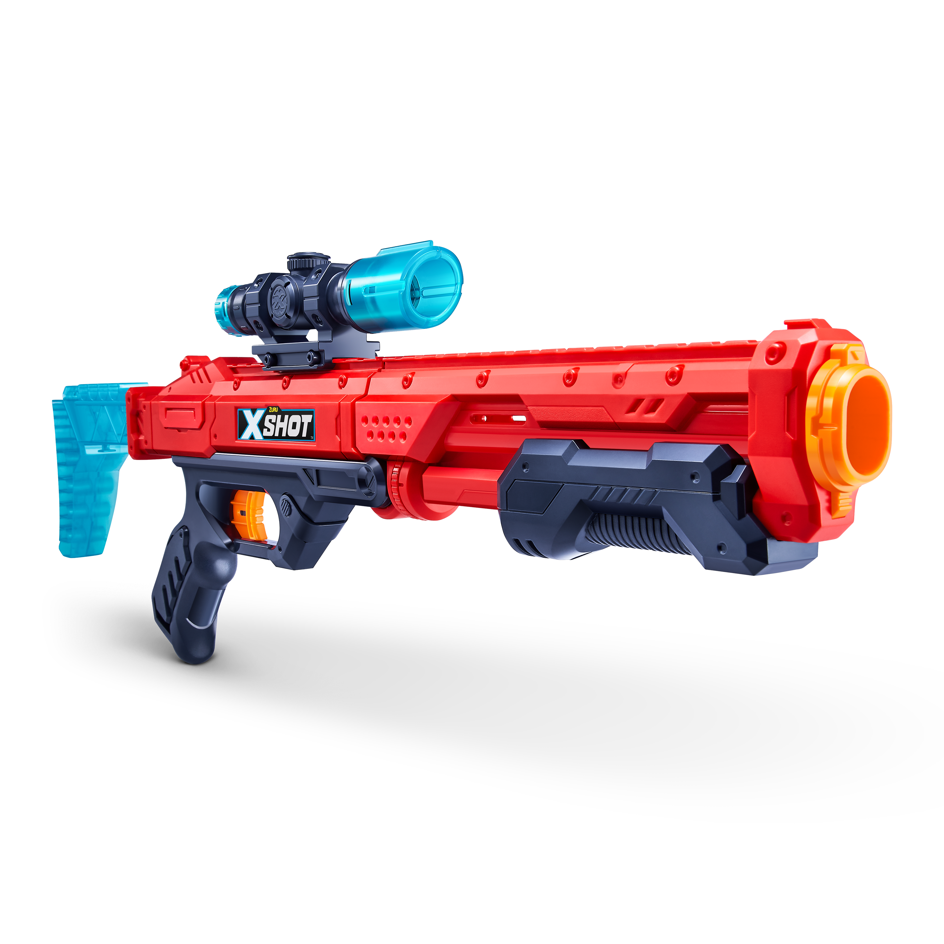 X Shot Excel Hawk Eye 16 Darts Blaster, Long Range Foam Gun Toy for Boys, Age 8+